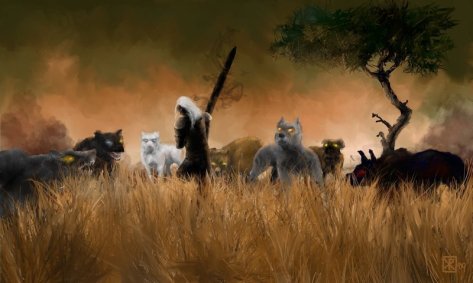 anomander_rake_v_hounds_by_luktarig